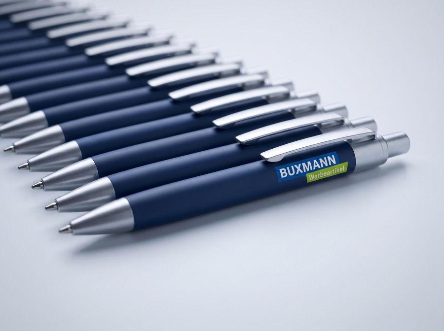 Kugelschreiber & Schreibgeräte mit Logo bedrucken – Buxmann Berlin